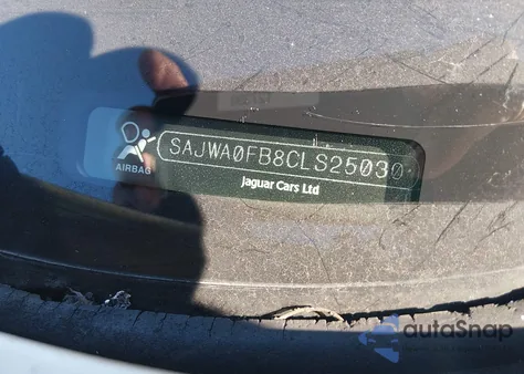 2012 Jaguar Xf z USA, uszkodzony, nr VIN SAJWA0FB8CLS25030